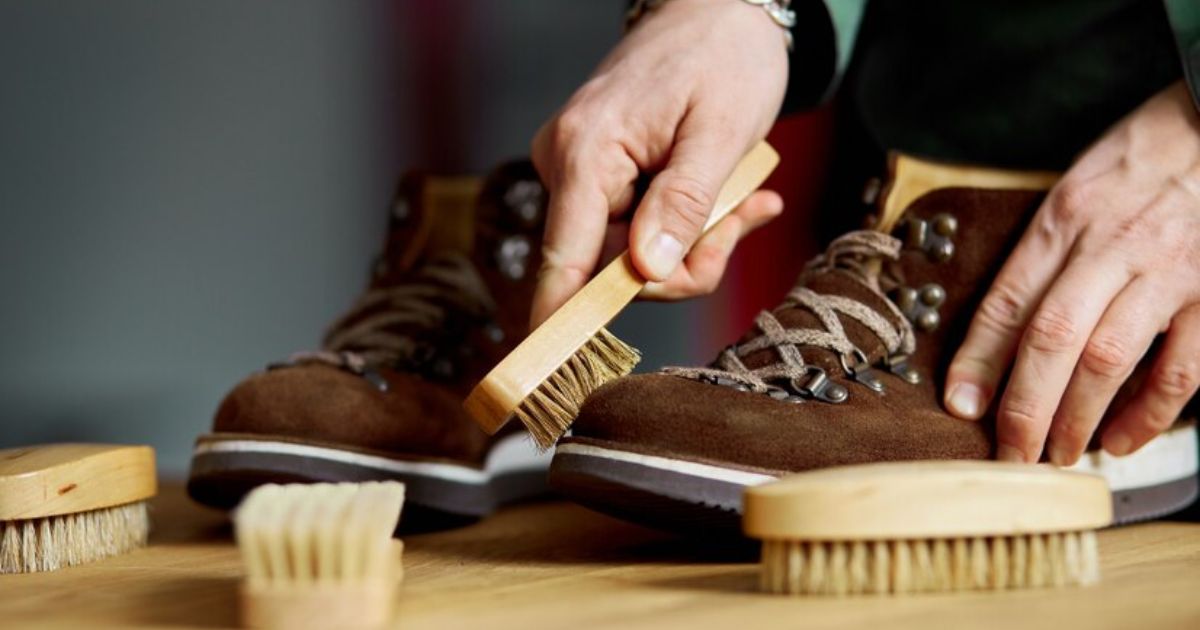 Use a Suede Brush to Restore Texture