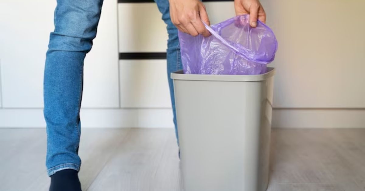 Clean Trash Can and Eliminate Odors